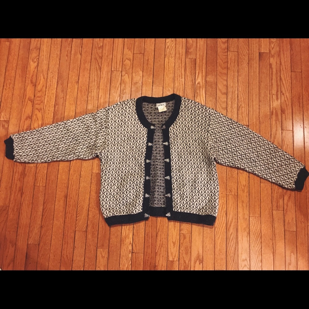 Vintage L.L. Bean Nordic Sweater